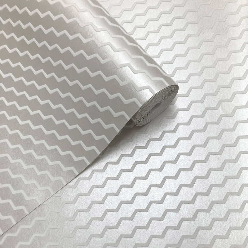 BUZZ grey / white fabric