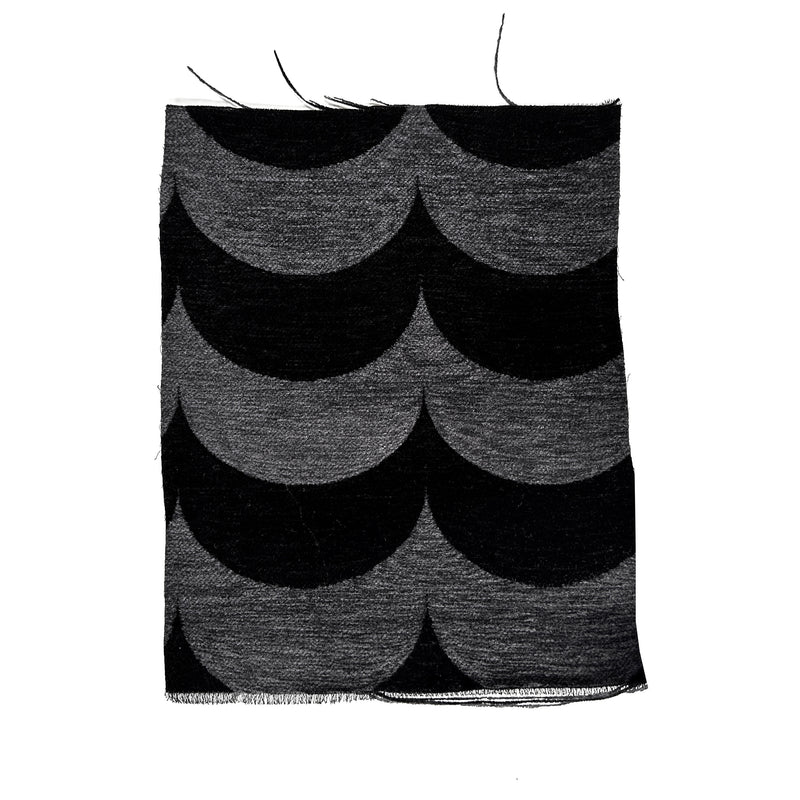 Scoop black grey fabric