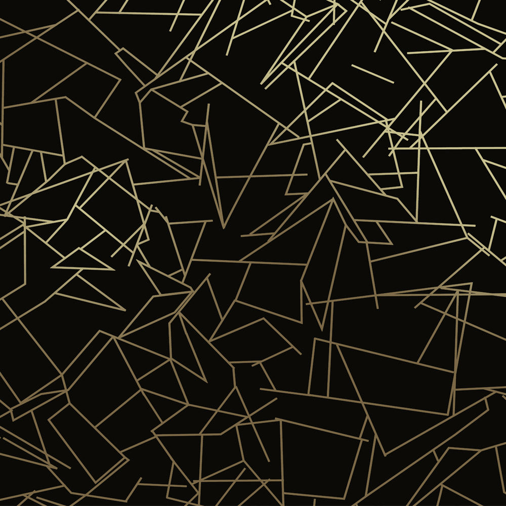 Angles gold / black wallpaper