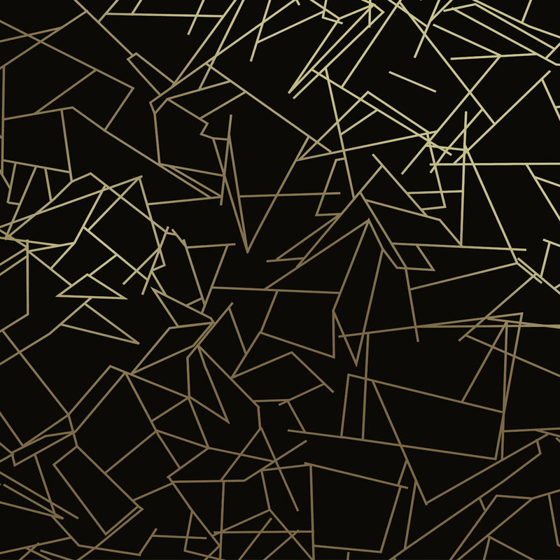 Angles gold / black wallpaper